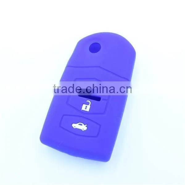 NEW SILICONE HOT BRIGHT CAR KEY COVER CASE FOR MAZDA MPS CX7 CX9