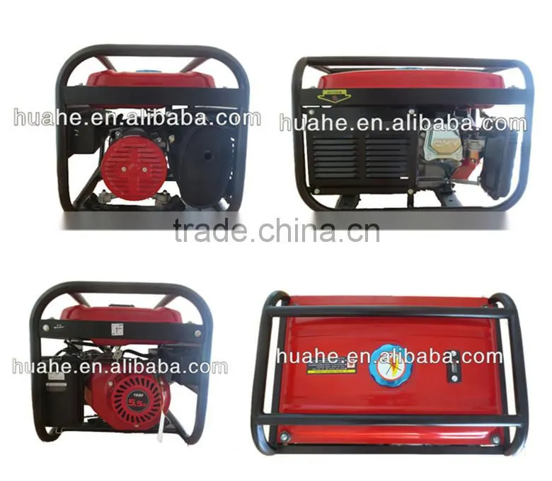 2kw gasoline generator 380v,4-stroke gasoline generator set,gasoline engine generator
