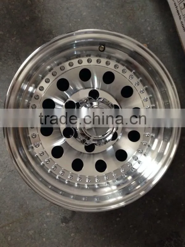 5 Lug 15*8.5 black 4x4 offroad alloy wheel
