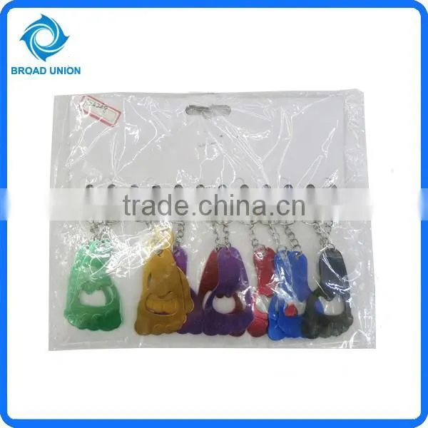 Foot Shape Key Chain Ring Key