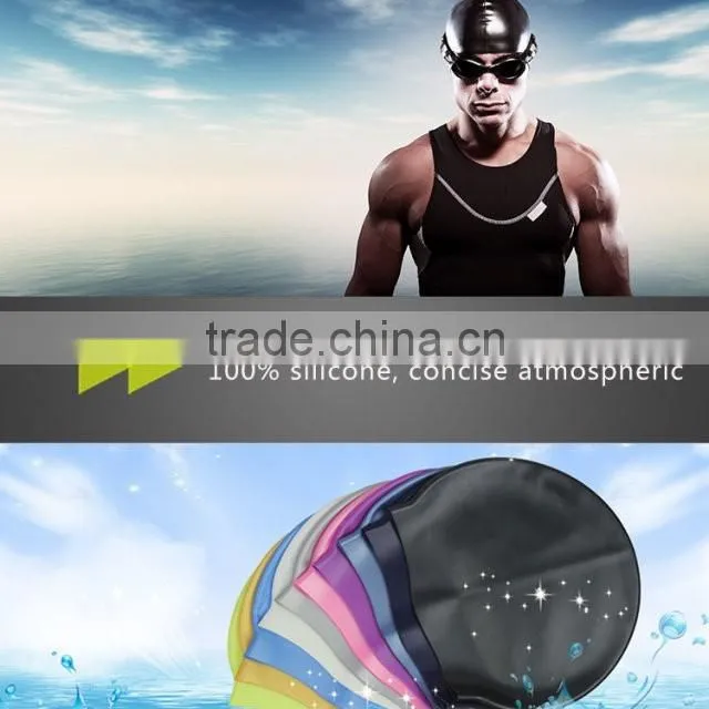 wholesale Low MOQ Custom Silicone Swim Cap For Water Sport, custom silicone product