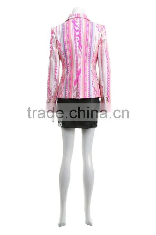 2014 New Arrival Fashion Striped Sport Jacket for clud
