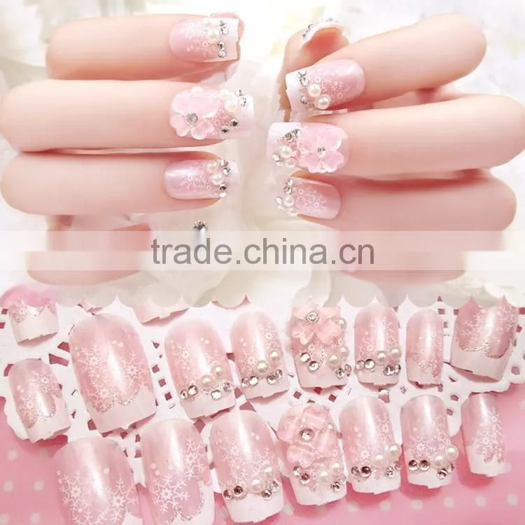 Wholesale 24PCS/Pack Korea Style Full Cover False Nails