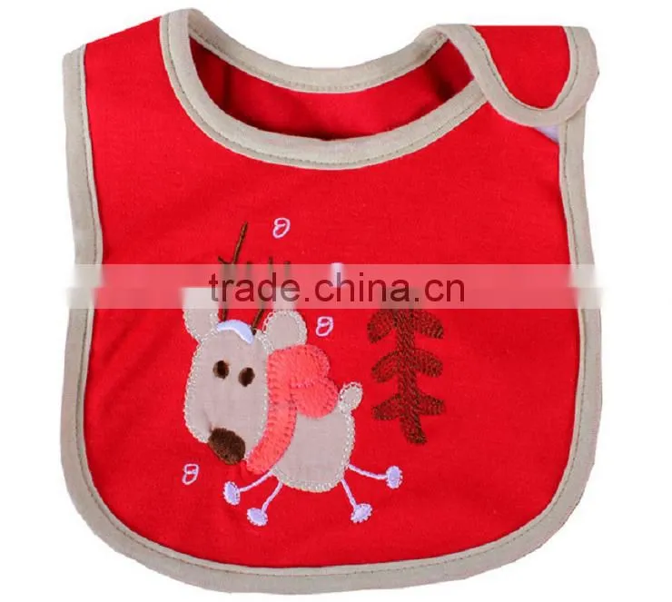 Hot sale baby bibs new designs cute cotton dental bib