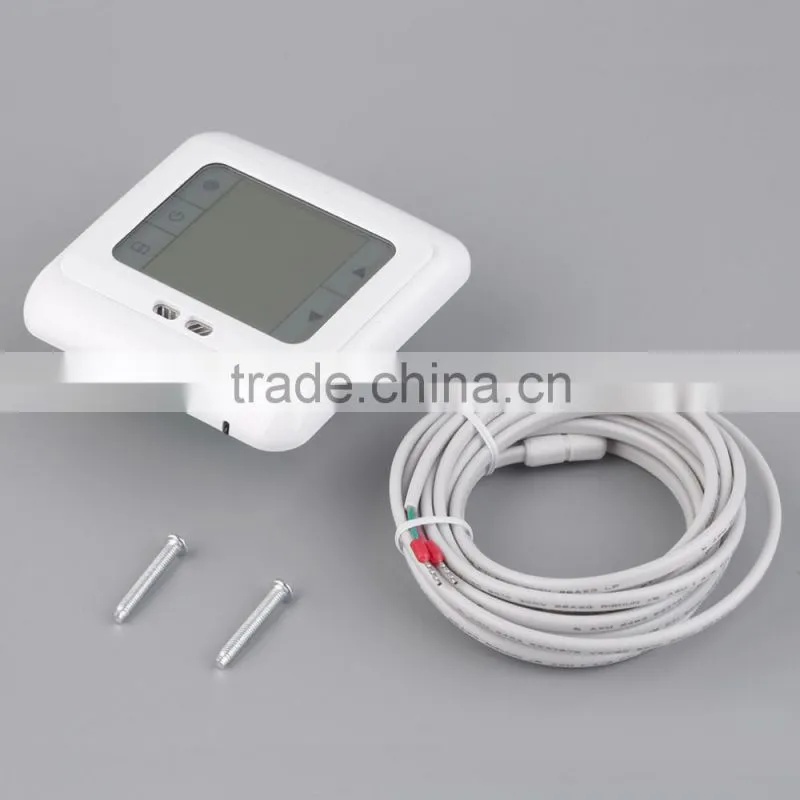 Touch Screen Weekly Programmable Heating Thermostat Blue Backlit C07.H3 16A Cheap Price hot selling