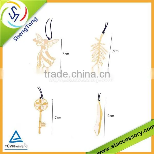 Fashion stainless steel bookmark metal bookmark hot selling with many different material