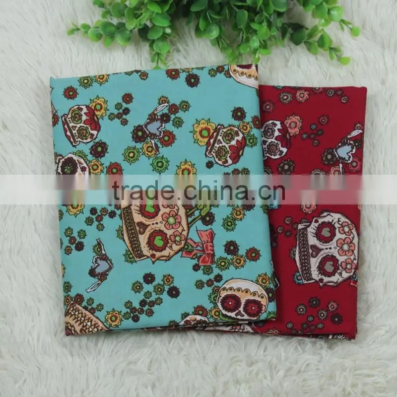 hot selling tc 45*45 110*76 cvc jersey burn out custom print poplin fabric price