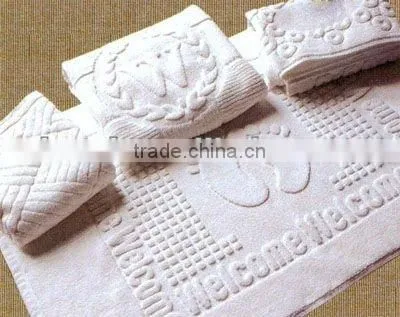 Custom Logo Made Thick Hotel Bath Mat