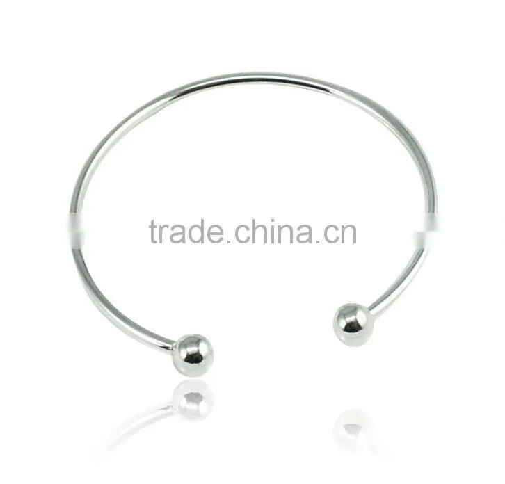 Bracelet Snake Chain Fits Glass or Alloy Beads Fits,Silver Plated Snake Chain Classic Bead Barrel Clasp Bracelet for Beads Charm