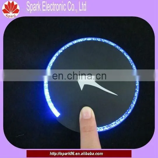 plastic bar luminent coaster led