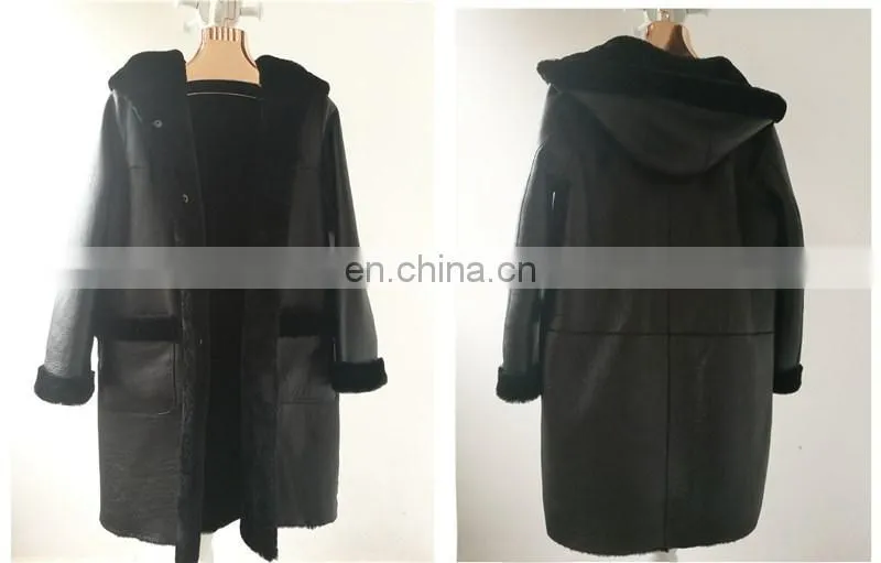 Wholesale New Style Cheap Beautiful Sheep Fur Made Winter Coat Girls