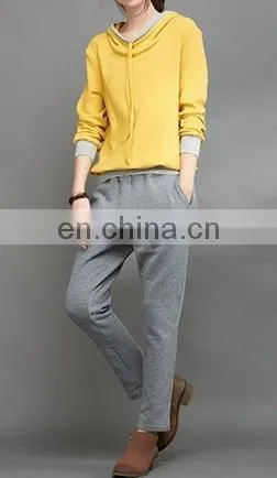 Cheap Bulk Wholesale Blank Plain Cotton Custom Women Sports Pullover Sweatshirt Hoodies