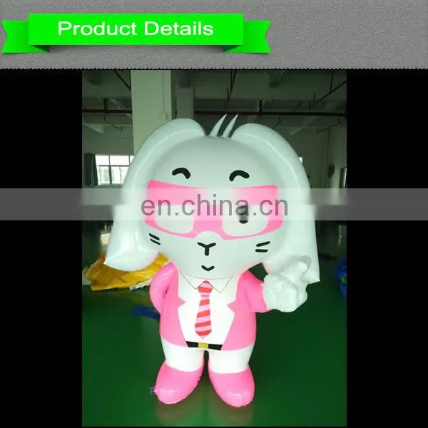 giant Inflatable stand rabit balloon for sale