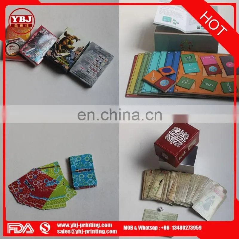 Tarot card customized Game cards with 4/4 color art cards paper printing/Custom Plastic Paper Playing Game Card Printing