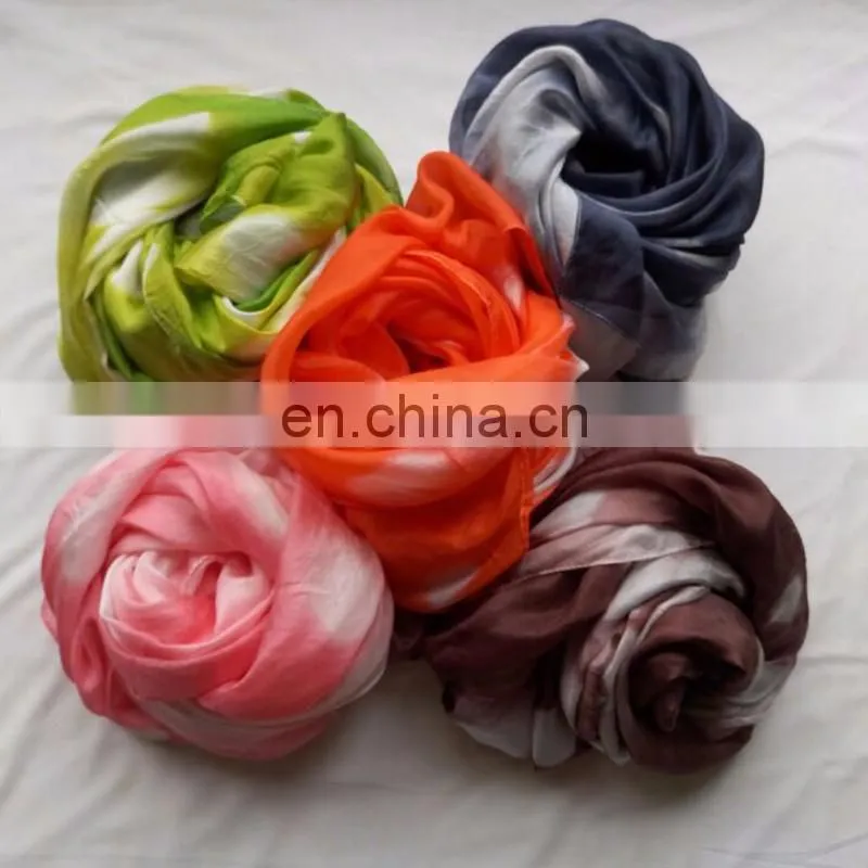 Hot selling design neckwear scarf silk muslim hijab