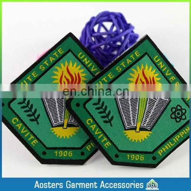 private custom label clothing woven badges