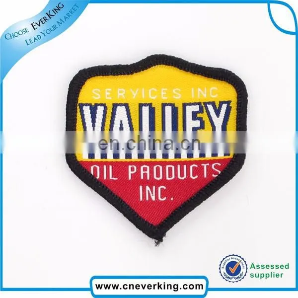 China factory wholesale customized printing patch woven patch for school uniform