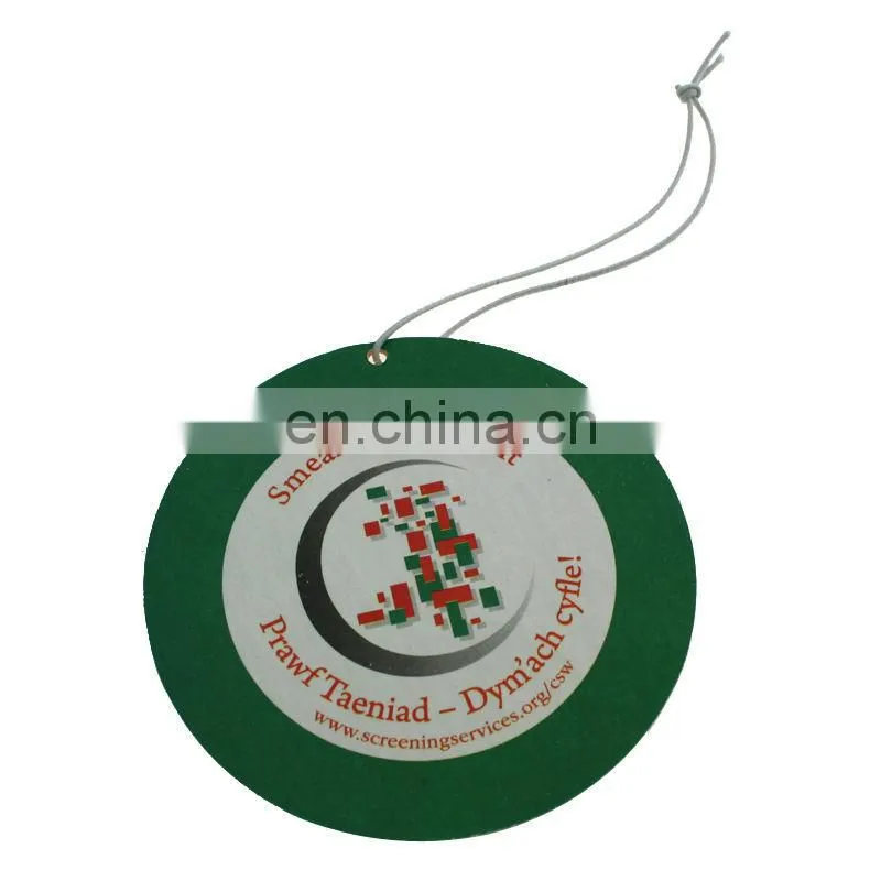 tailor make brand print promotion products car air freshers