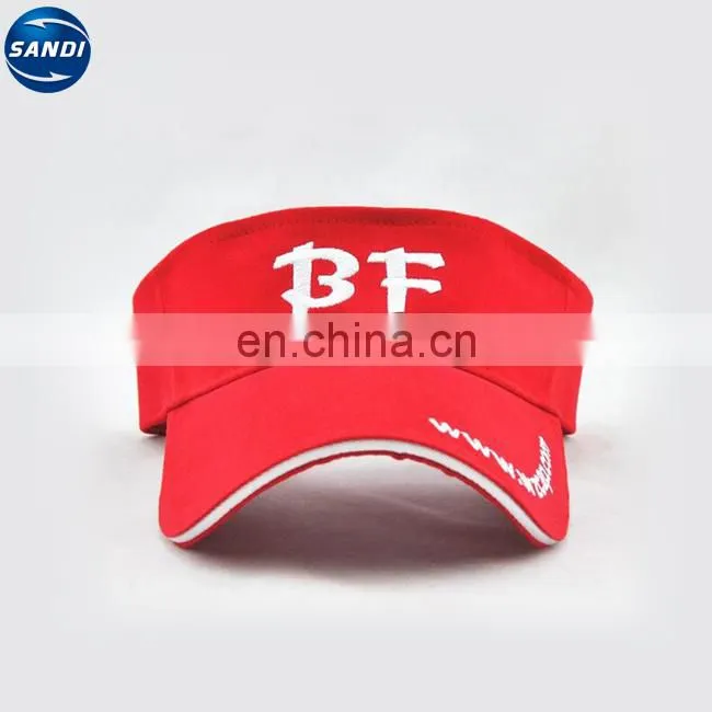 Promotional custom printed cotton truck sun visor