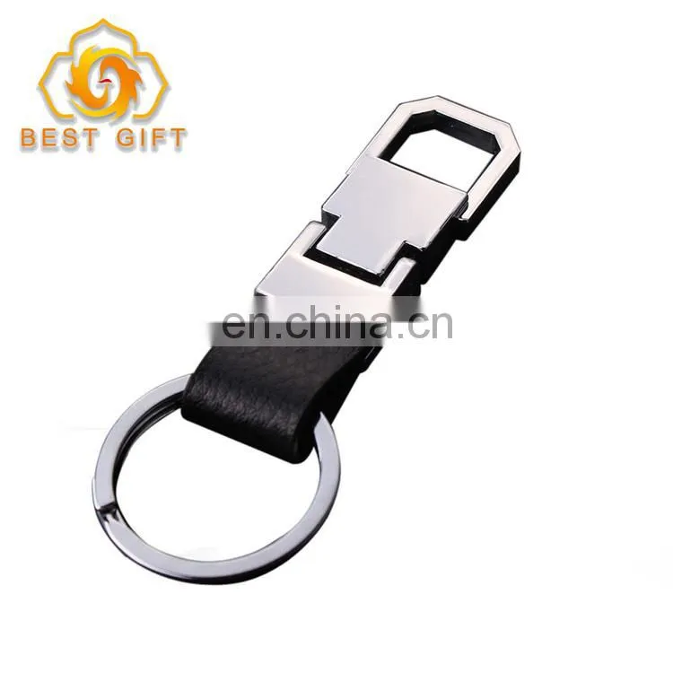 New Arrivals 2018 Zinc Alloy Leather Keychain