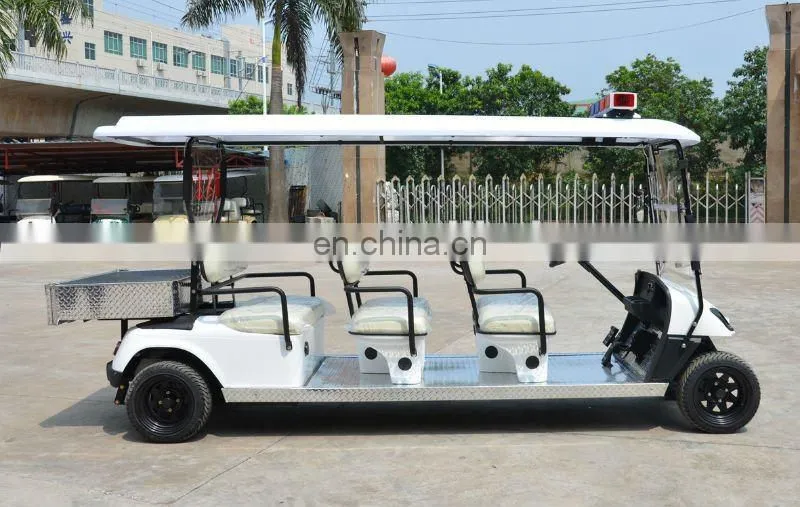 Fourstar green 8 seater electric farm cart utility vehicle