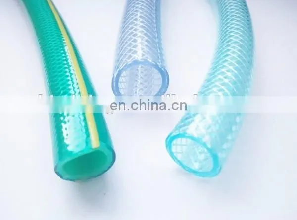 Food Grade - Oil / Water / Gases - Reinforced Pipe Tube Clear PVC Braided Hose