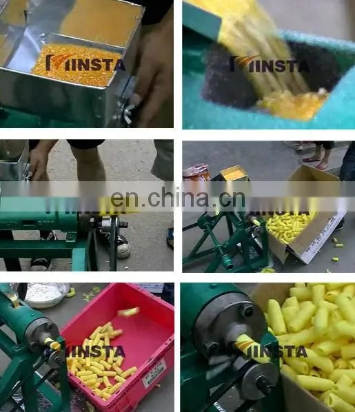 Automatic corn puff making machines/production line/plant