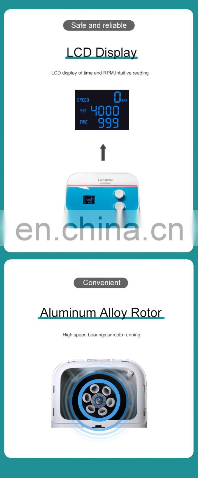 LABfish Laboratory Low Speed Blood Centrifuge Machine