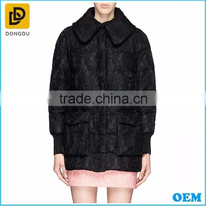 China Factory Wholesale Costom Long Sleeve Women Winter Coat