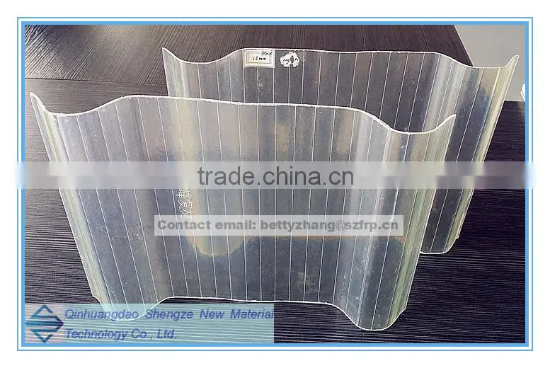 FRP skylight roof/workshop transparent tile/ Waveform transparent tile