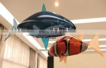 2016 new design inflatable remote control fish toy