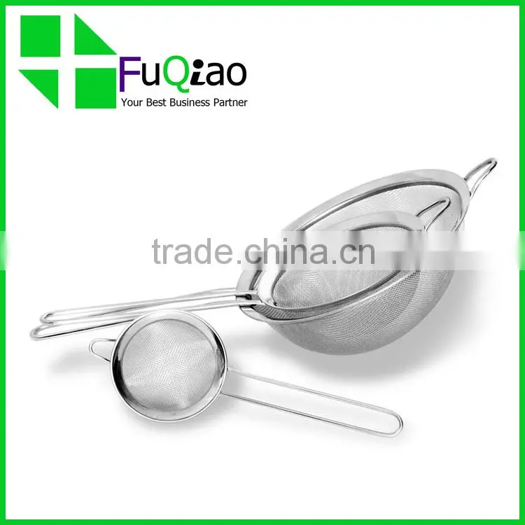 Cooking Tools food grade popular stainless steel wire mesh colander strainer