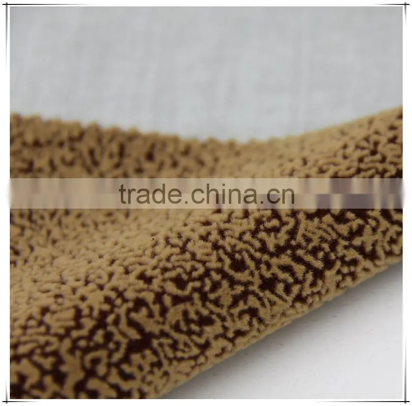 flock on flock fabric sofa curtain fabric