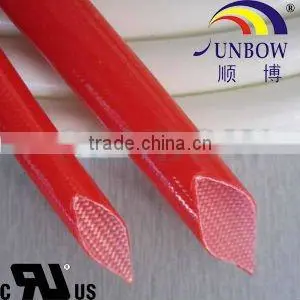 UL and RoHS Flexible Fiberglass Sleeving coated Silicone