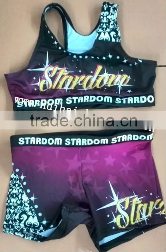 sublimation bra and shorts