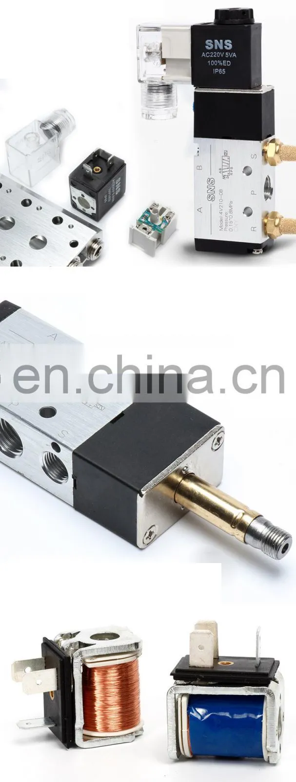 SNS 4V Series bistable 12 volt 24vdc solenoid valve