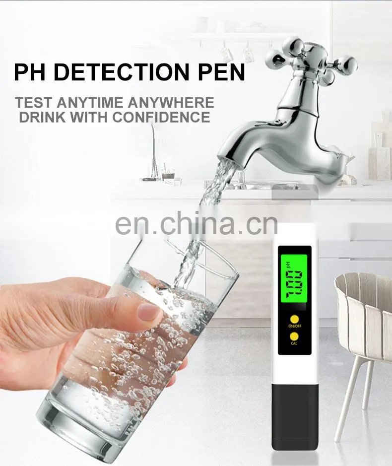 Wholesale Good quality High Precision Portable Digital PH Tester Meter