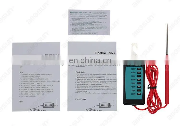 all-sun GK503C Electric Fence Voltage Tester 2000V to 9000V Fence Controller No Battery Voltage Tester with Neon Lamp