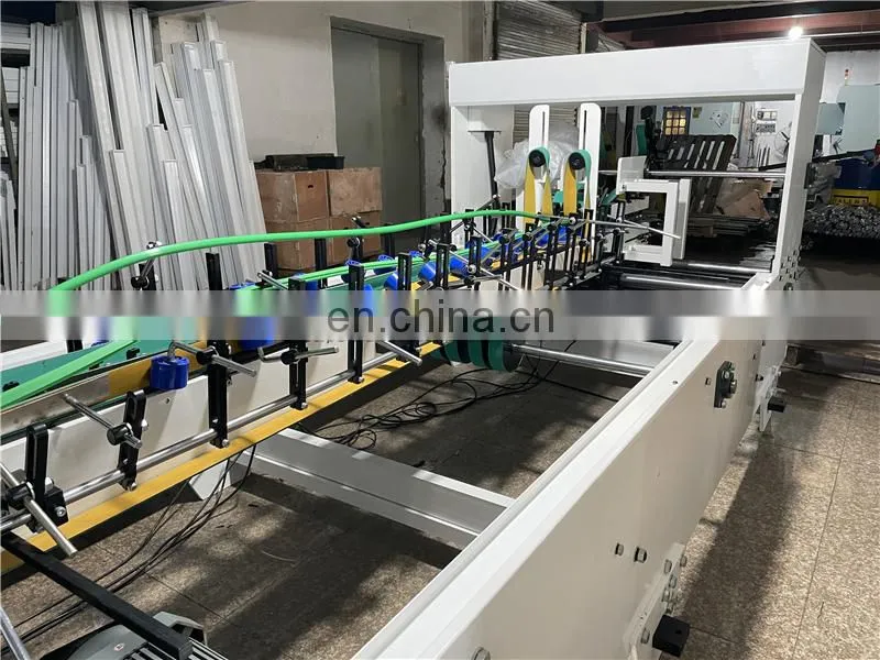UFG1250B2A Automatic A B C D E Flute Box Folder & Gluer Machine with Patting Device System