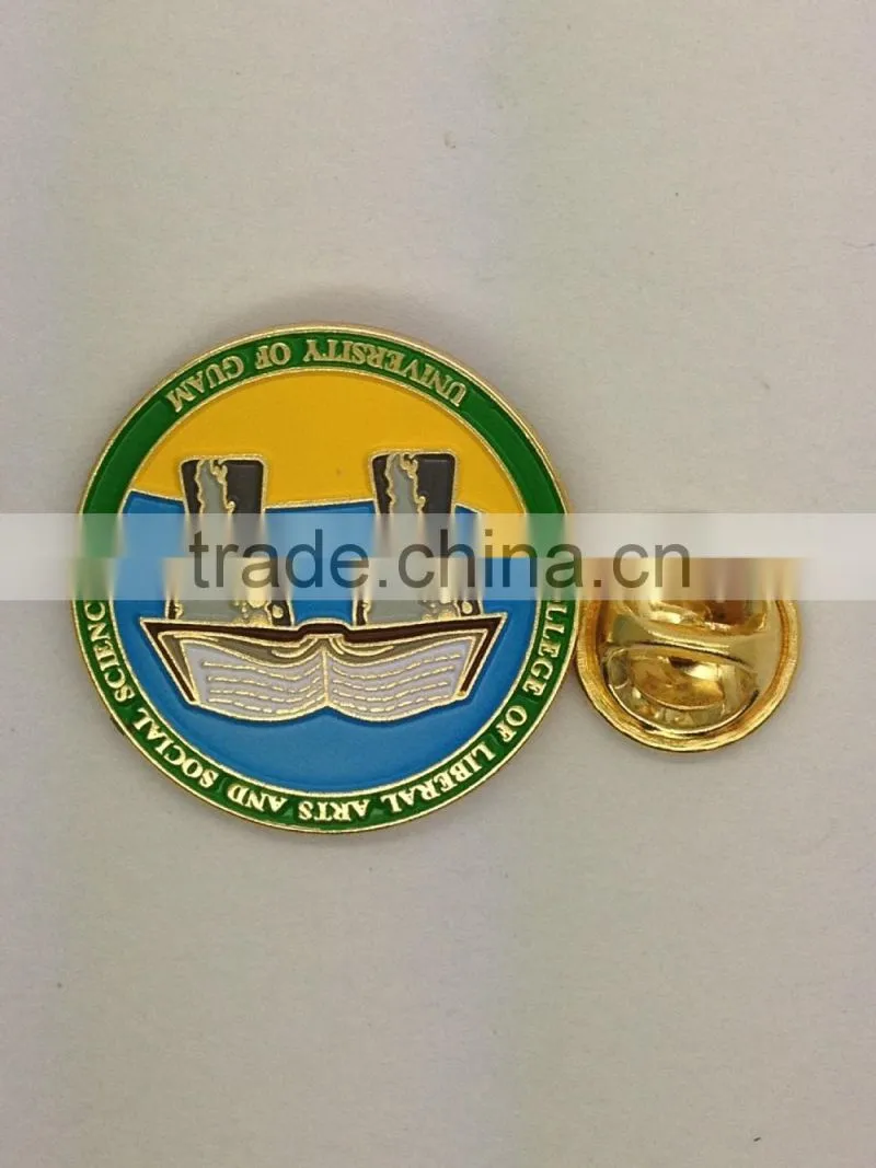 custom logo soft enamel lapel pins/custom badges