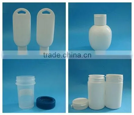 60 cc plastic bottle for pills with children safty cap, various size small medicine jar, CT cap pharmaceutical plastic bottle