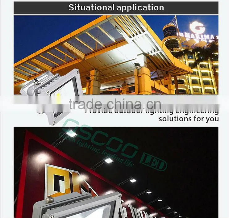 IP65 CE ROHS waterproof RGB 10w led floodlights