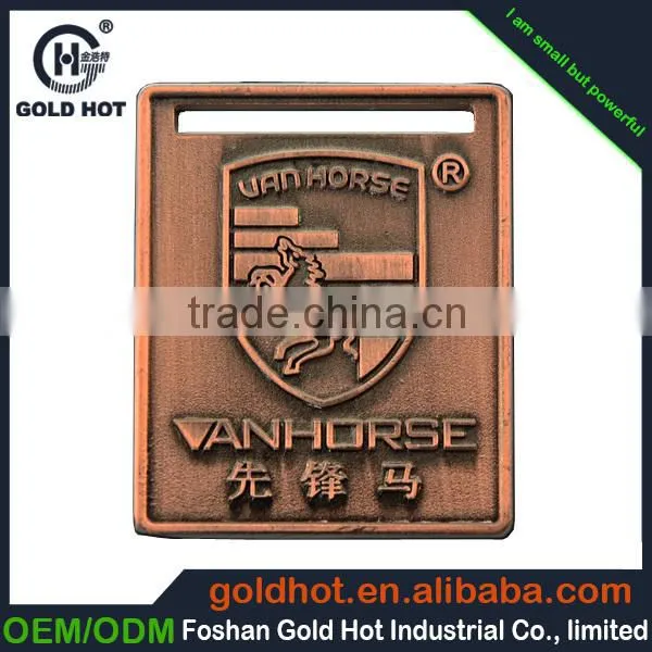 Factory custom Nickel Electroforming Metal Logo Label
