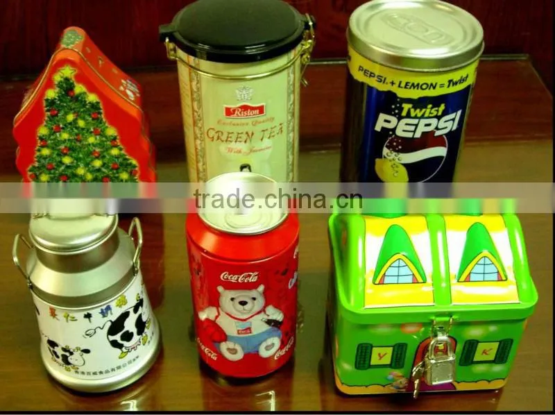 Metal pill tin box for canning pills