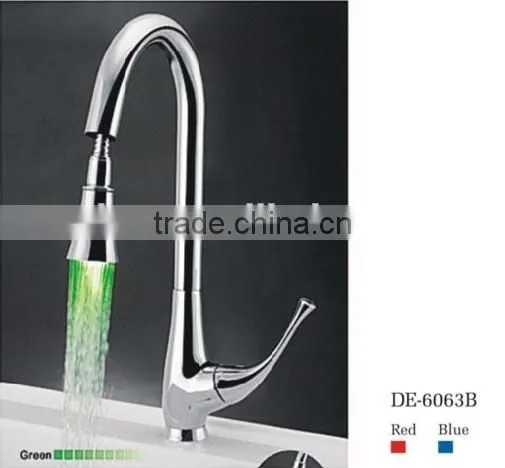 kitchen taps with led light