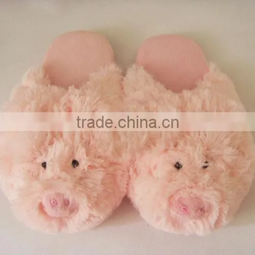 plush animal slipper/anime plush slippers for men/plush indoor animal slippers