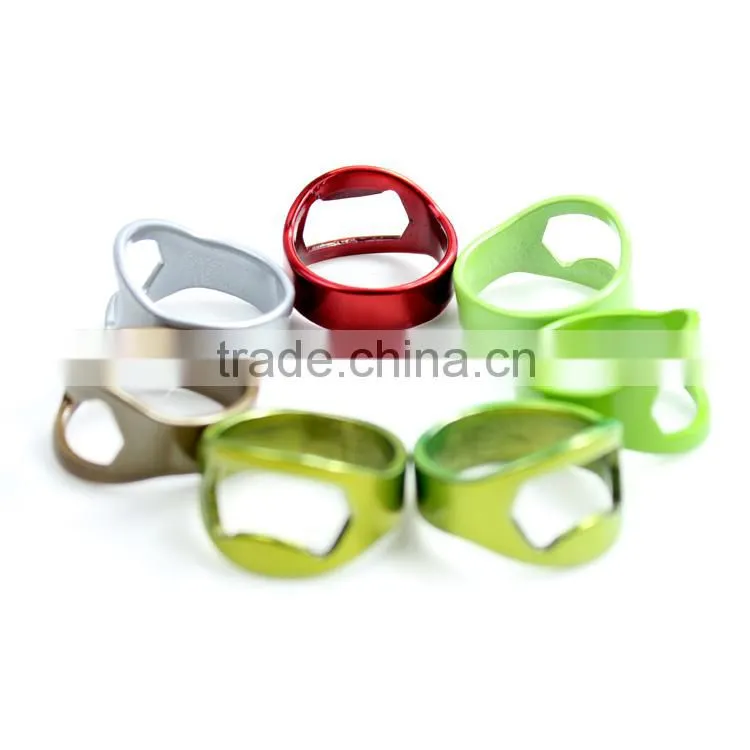 Promotional stainless steel finger ring bottle opener