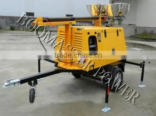 10kw mobile light tower diesel generator