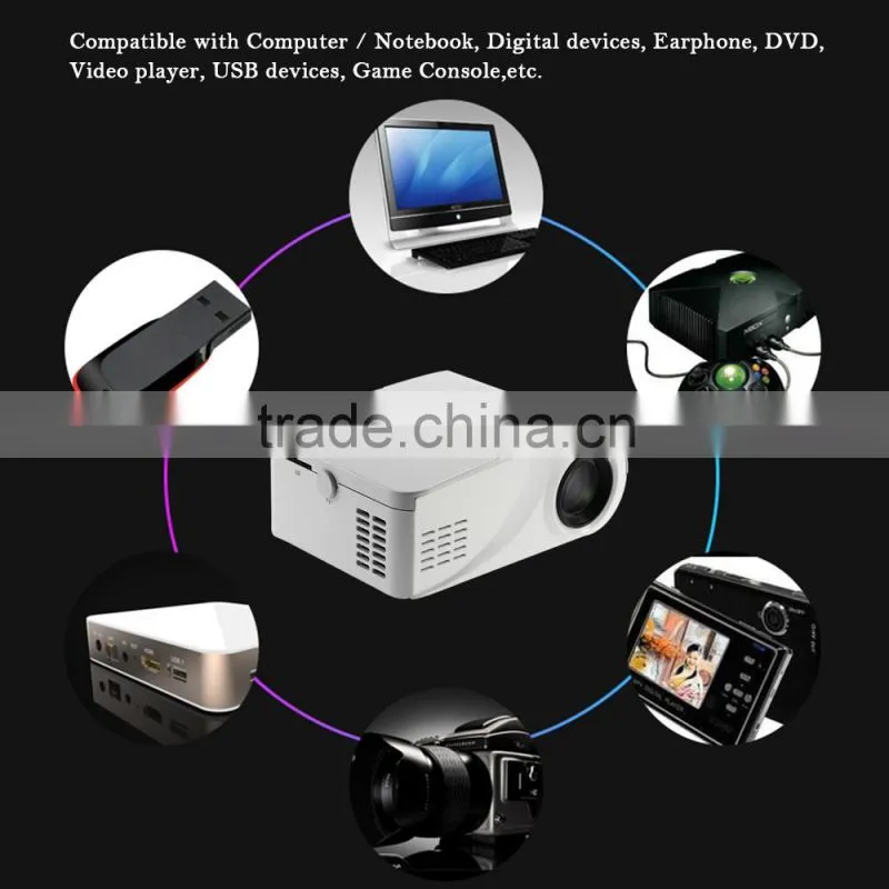 2016 New Arrival X6 Mini Size Full HD 1080P Household Projection Led Video Projector