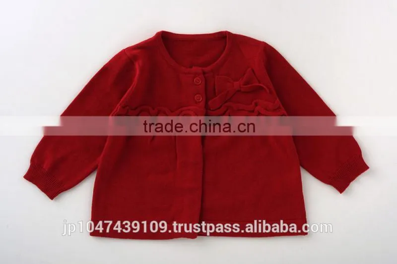 high quality childrens girl clothing garments cute kids clothes infant baby wear knitted cardigan japanese wholesale